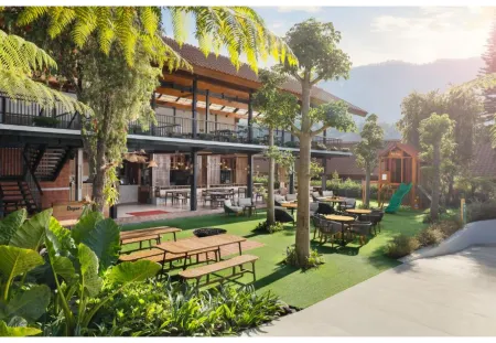 Dusun Bedugul Asri Отели рядом с достопримечательностью «Роуз гарден»