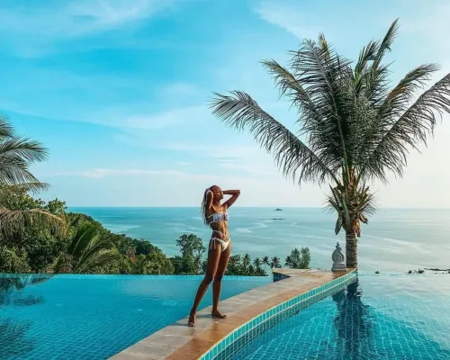 Sunset Hill Boutique Resort Koh Phangan Отели рядом с достопримечательностью «Пляж Хадсалад»