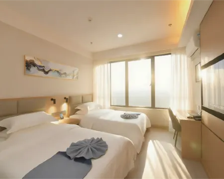 三和賓舍迎賓樓（臨清鉄道駅宛園観光地） 臨清のホテル