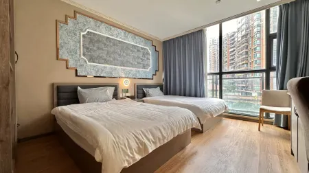 Bolomi Hotel Apartment (Qingyuan Shunying Times Square) Отели рядом с достопримечательностью «Jiangxin Island»
