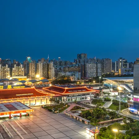 Zhuhai L Hotel (Gongbei Port High-speed Railway Station) Отели рядом с достопримечательностью «Пограничный переход Gongbei»