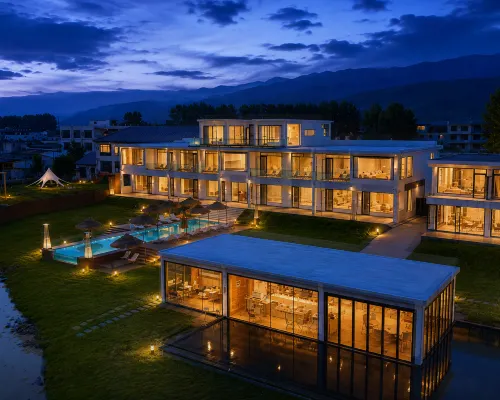 Zuwang Grassland · Wild Villa Swimming Pool Vacation Apartment (Narat Scenic Spot) Hoteles en Xinyuan