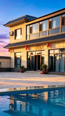 Jinquan Xiaozhu · Double Swimming Pool Family-Friendly Chinese Inn (Khorgas Station) - С бассейном