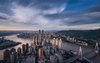 Chongqing Ting high altitude riverview hotel - con vista montagne