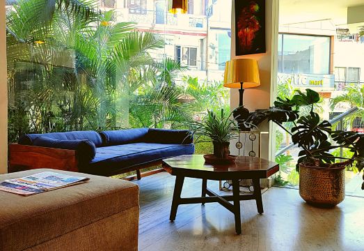 호텔 루프탑 야경