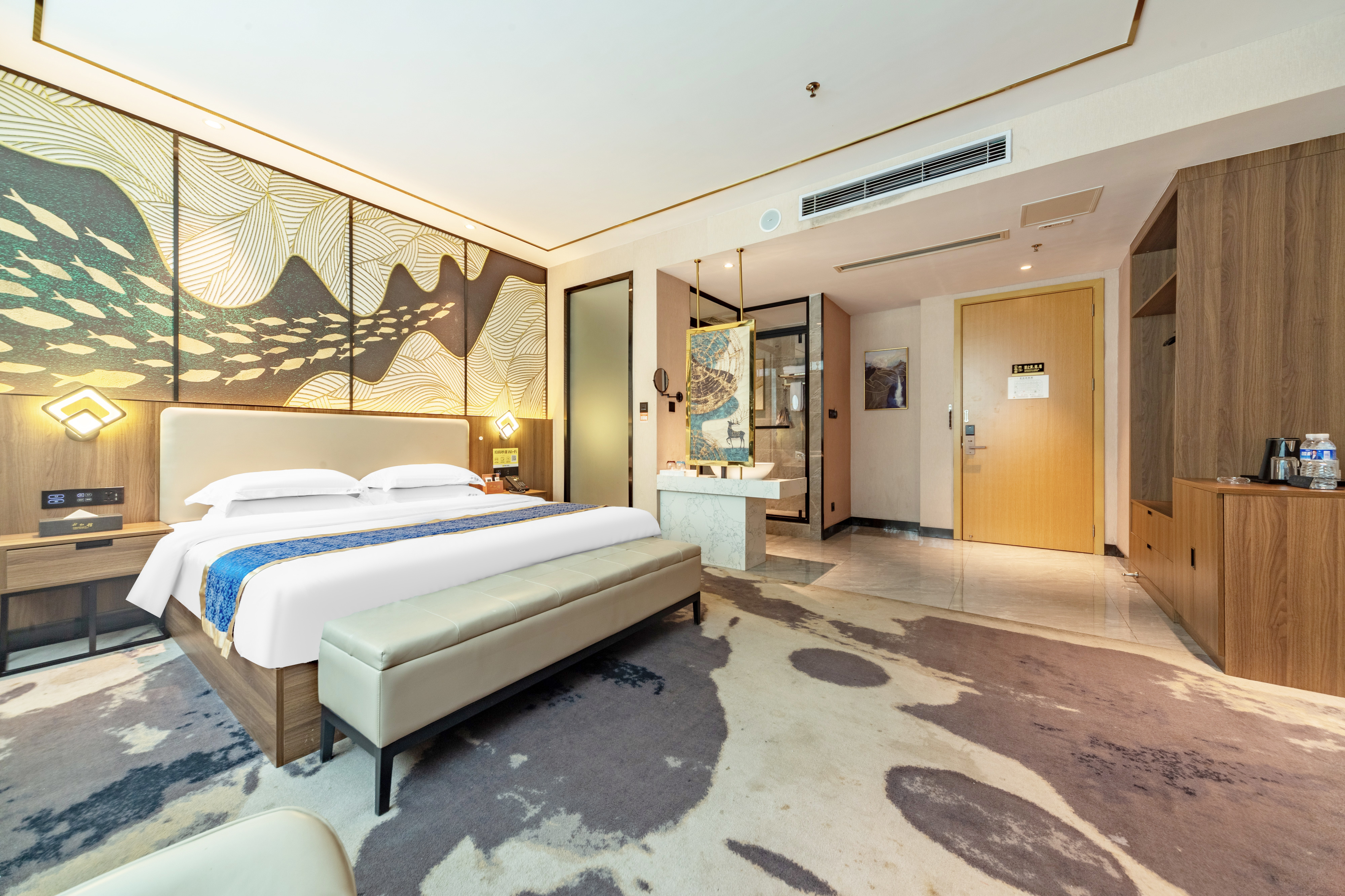 Hongguan administrative Hotel Apartment (Zhongshan ancient town light rail station store)Over view