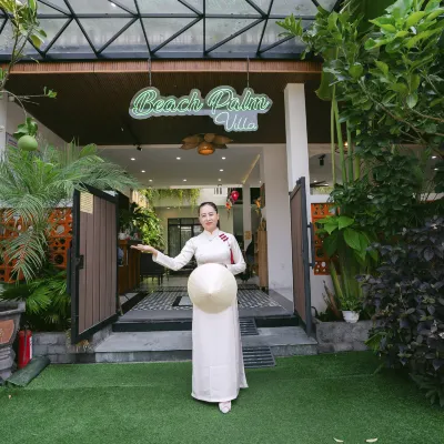 บีช พาล์ม วิลล่า ฮอยอัน โรงแรมใกล้An Bang Beach