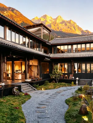 Hike Haven, a Naxi designer Snow Mountain Scenic Homestay - جديد