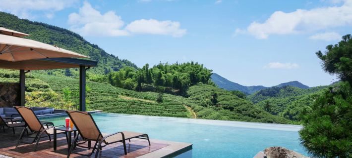 Moganshan Yunqi Chayin · Ins Infinity Pool Mountain Tea Field Wilderness Boutique Stay 더칭 호텔