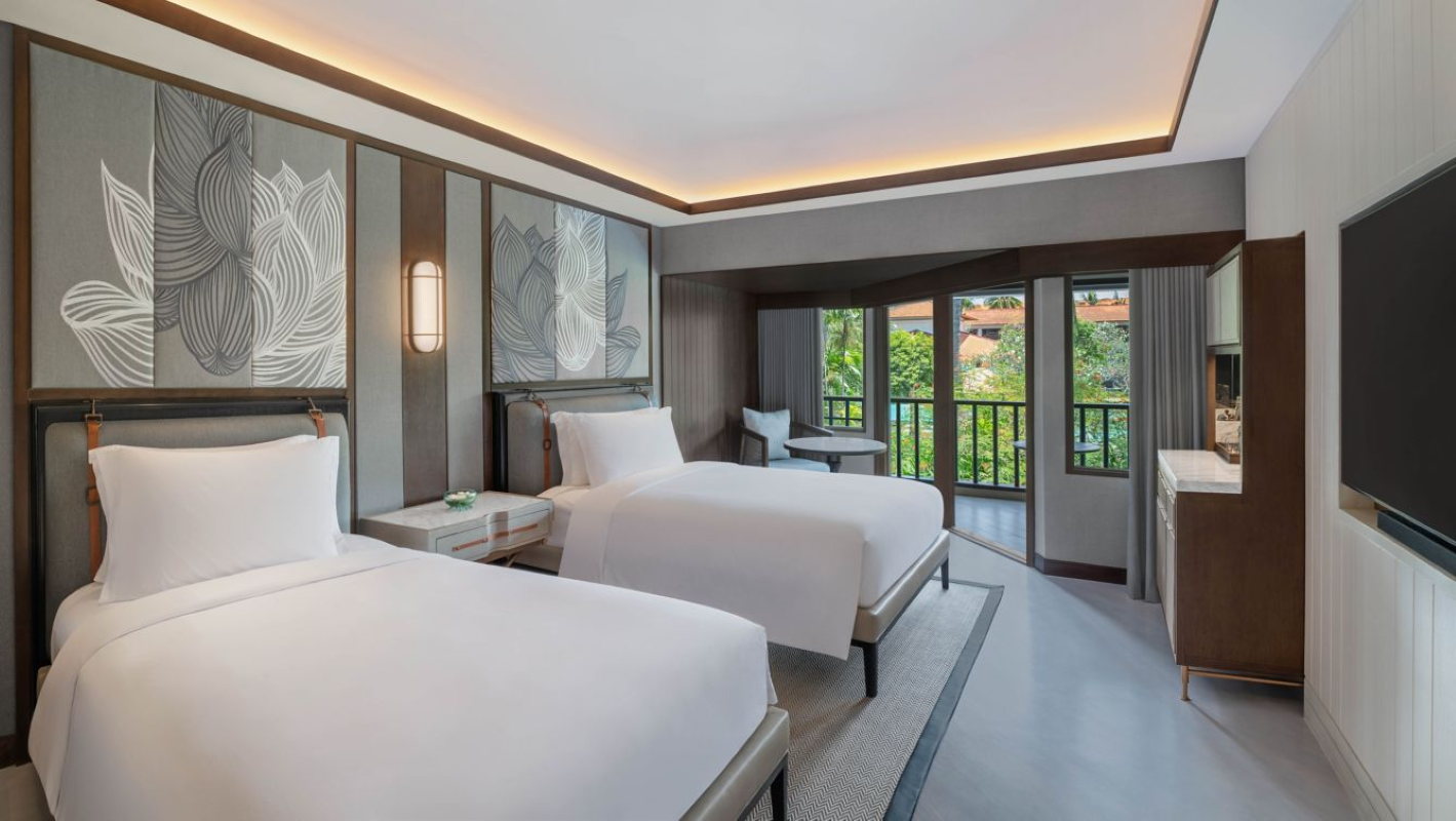 ラグーンビュー客室(ダブルベッド2台) ザ ラグーナ ア ラグジュアリー コレクション リゾート&スパ ヌサドゥア バリの写真