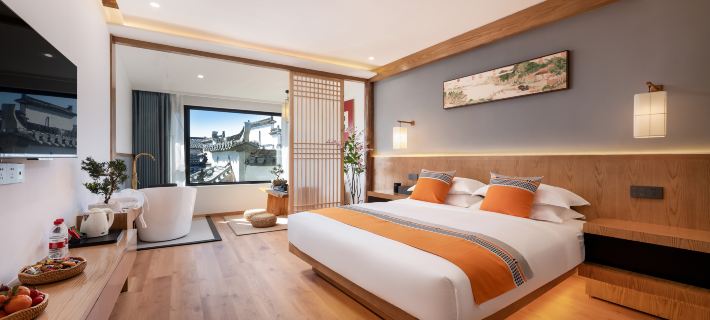 Hongcun Yunjianyue Tingyuan Light Luxury Holiday Homestay Ξενοδοχεία στην πόλη Επαρχία Γι