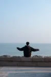 Yu Shangshan Spa and Wellness Vacation Homestay (Laoshan Scenic Area Liuqing River Beach Branch)tay - Bjergudsigt