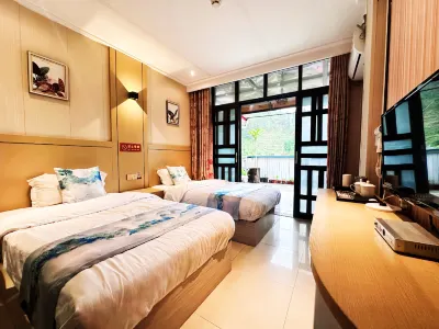 大新德天背包客棧 德天跨國瀑布景區-一號觀景台附近的飯店