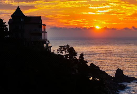 숙소 테라스 뷰