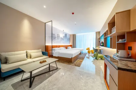 Huaqiwelai Hotel (Suzhou Mudu Old Town) Отели рядом с достопримечательностью «Ботанический сад Цзяньнан»