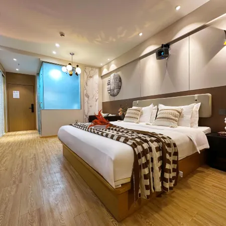 Xiyun Designer Apartment (Suzhou Xijin Bridge Subway Station Hanshan Temple) Отели рядом с достопримечательностью «Тайгер Хилл»