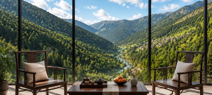 伴山リゾートホテル（四姑娘山景区） 小金のホテル
