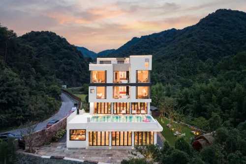 Yiwei·Qichi Bay·Xi Valley Riverside Family Mountain Wild Resort Homestay - Haustierfreundliche