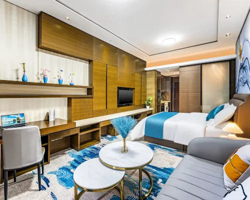 YiBo Hotel Apartment (Guangzhou East Railway Station Tianhe Sports Center Branch)) الغرف Photos