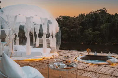 The Three Bubble Houses