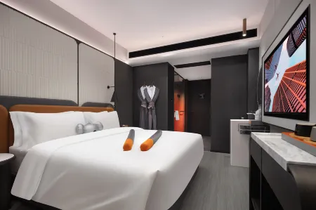 DoALand LAB Hotel (Changsha Financial Center Chazishan Subway Station) Отели рядом с достопримечательностью «Xiufengshan Park»