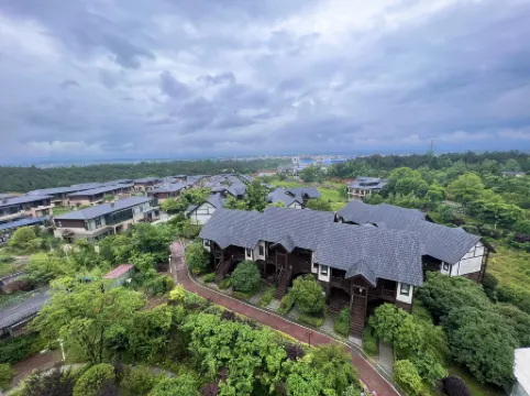 Shanshui wutong Wooden House Villa in Pingjiang County