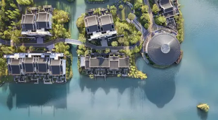 Suzhou Banyan Tree Yangcheng Lake Отели рядом с достопримечательностью «Yangcheng Lake Lotus Island»