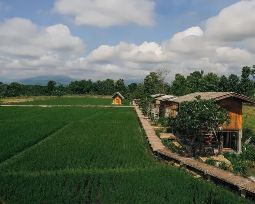 เฮือนขวัญข้าว โรงแรมในอำเภอ จอมทอง