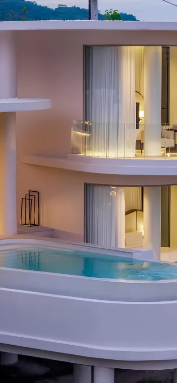 วิลล่าเอ็กซ์คลูซีฟสองห้องนอนพร้อมสระน้ำ