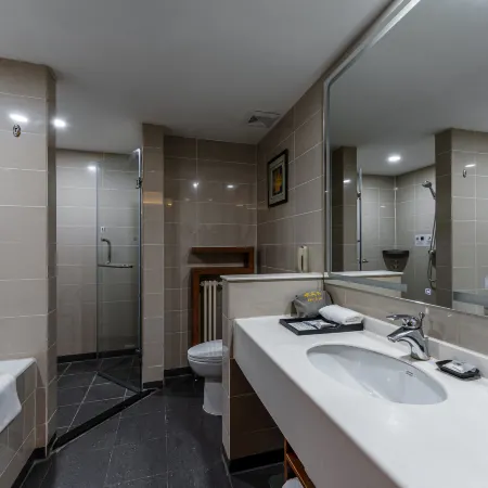 Comfort Suites - Choice Hotels - Near by Bird's Nest, Water Cube, Anli Road Subway Station Отели рядом с достопримечательностью «Станция Olympic Green»