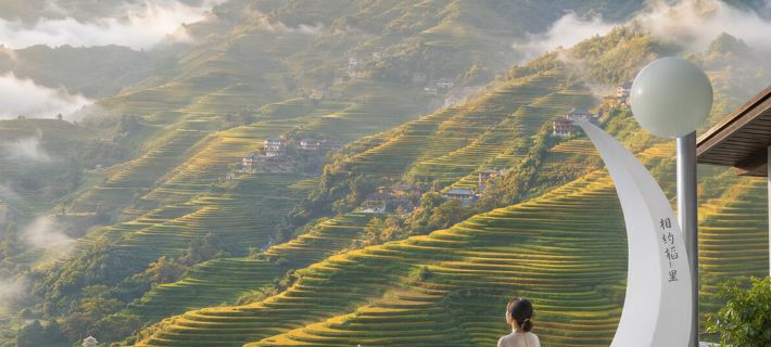 Enjoy the panoramic view of the rice fields (Longsheng Longji Terraces Branch) Hotels in Longsheng Various Nationalities Autonomous County