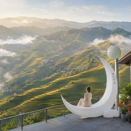 Enjoy the panoramic view of the rice fields (Longsheng Longji Terraces Branch)