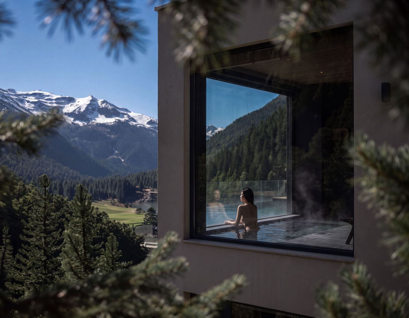 Rishang Sangan · Wild Luxury Villa · Hot Spring Pool (Shuangqiao Valley Scenic Area)