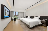 Runlan Hotel (Anyang City Cultural and Sports Center CBD Park) - شرفة