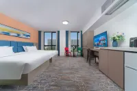 Honghai Hotel (Shenzhen International Convention and Exhibition Center Guozhan South Subway Station) Hotel di Shenzhen