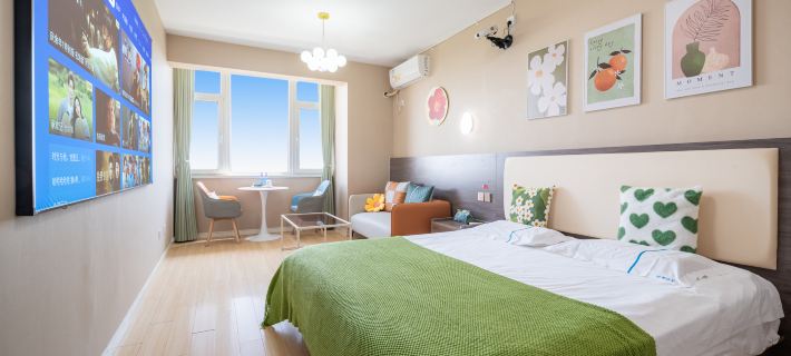 Yihai Yijia Seaview Cinema Apartment (Wanda Plaza) Hotele w: Rizhao