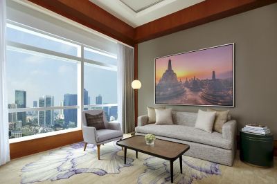 クラブラウンジアクセス メイフェアスイート ザ・リッツ・カールトン ジャカルタ パシフィックプレイスの写真