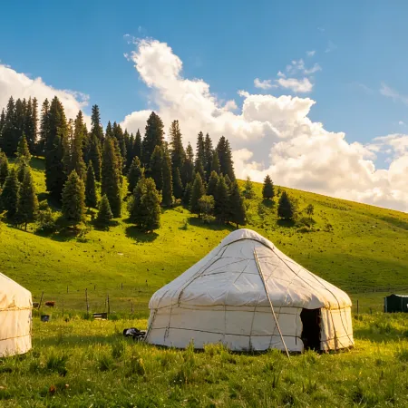 Sayram Lake White Yurt Tribe Homestay