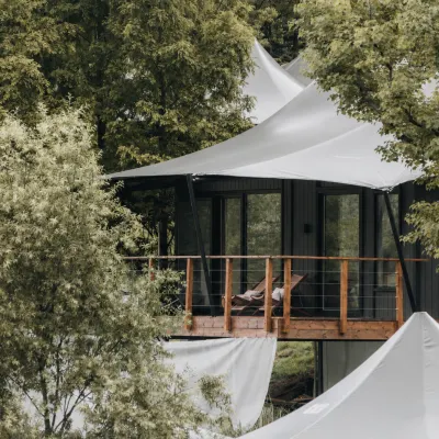 Yuwu Xisu · Independent Tent Top Mountain Camping Homestay (Jinhua Beishan Longlong Island) Hotels near Shuanglong Cave