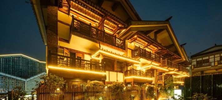 閒時依舊民宿（都江堰観光地南橋） 都江堰のホテル