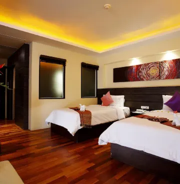 ห้องสุพีเรียร์เตียงแฝดพร้อมวิวสวน