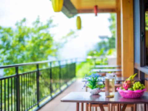 龍脊梯田巖朵山宿（七星伴月展望台） 竜勝のホテル