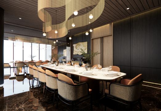 조식 뷔페 음식