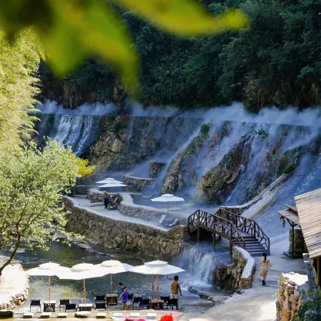 Suitable • 180° Mountain View Starry Sky Swimming Pool Forest Mountain Lodge (Cloud Grassland Store)