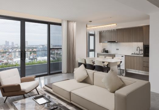 프놈펜 호텔 객실 내부