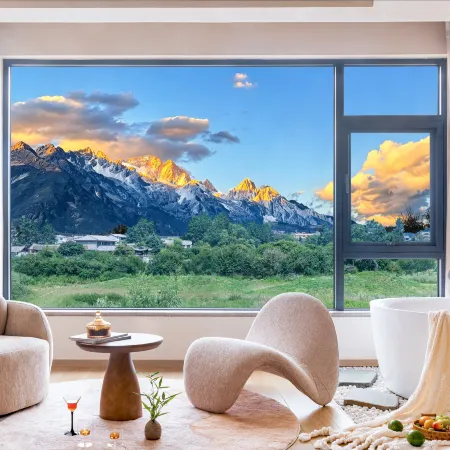 Wuyueli・Daydream丨Full View360° Panoramic Sunshine Golden Mountain Boutique Stay (Baisha Old Town)