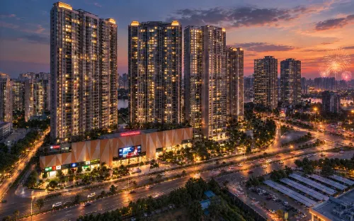 Havena Homes - Vinhomes D'Capitale Hanoi Signature Apartment - สระว่ายน้ำแบบอินฟินิตี้