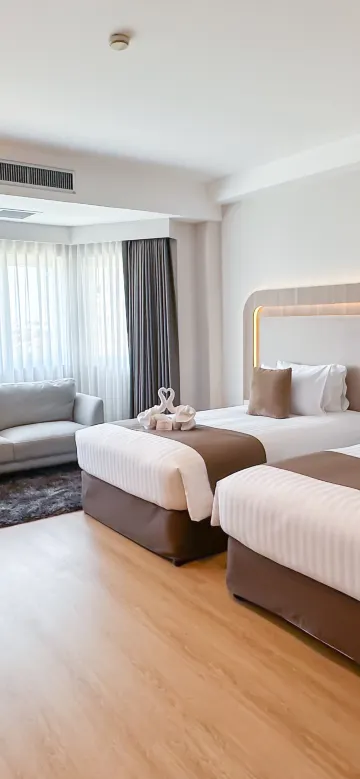 ห้องพรีเมียมดีลักซ์ เตียงแฝด