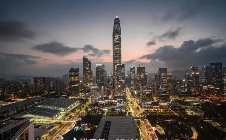 Gepai Audio & Video (Futian Convention and Exhibition Center Gangxia Subway Station Branch) Отели рядом с достопримечательностью «Shenzhen Polytechnic OCT Campus»