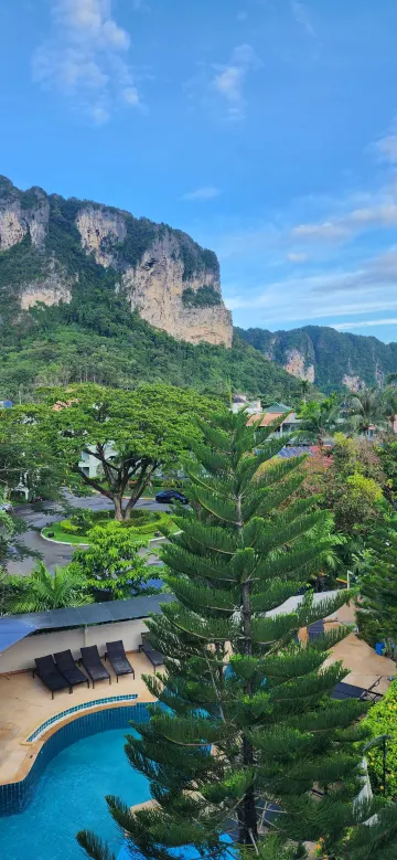 ห้องพักสำหรับ 3 ท่านพร้อมวิวภูเขา